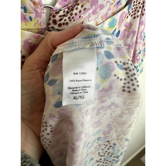 NWOT L*Space Multi-Print Cut-Out Maxi w/O-Ring Bust XL - Picture 6 of 7